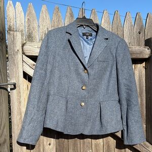 Talbots 10P cornflower blue wool blazer. Great cond!